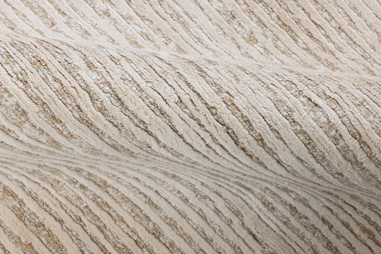 Ковёр Шёлк BLANC DE BLANCS ИНДИЯ ART de VIVRE KE2421-WHITE-BEIGE(Round) Круг