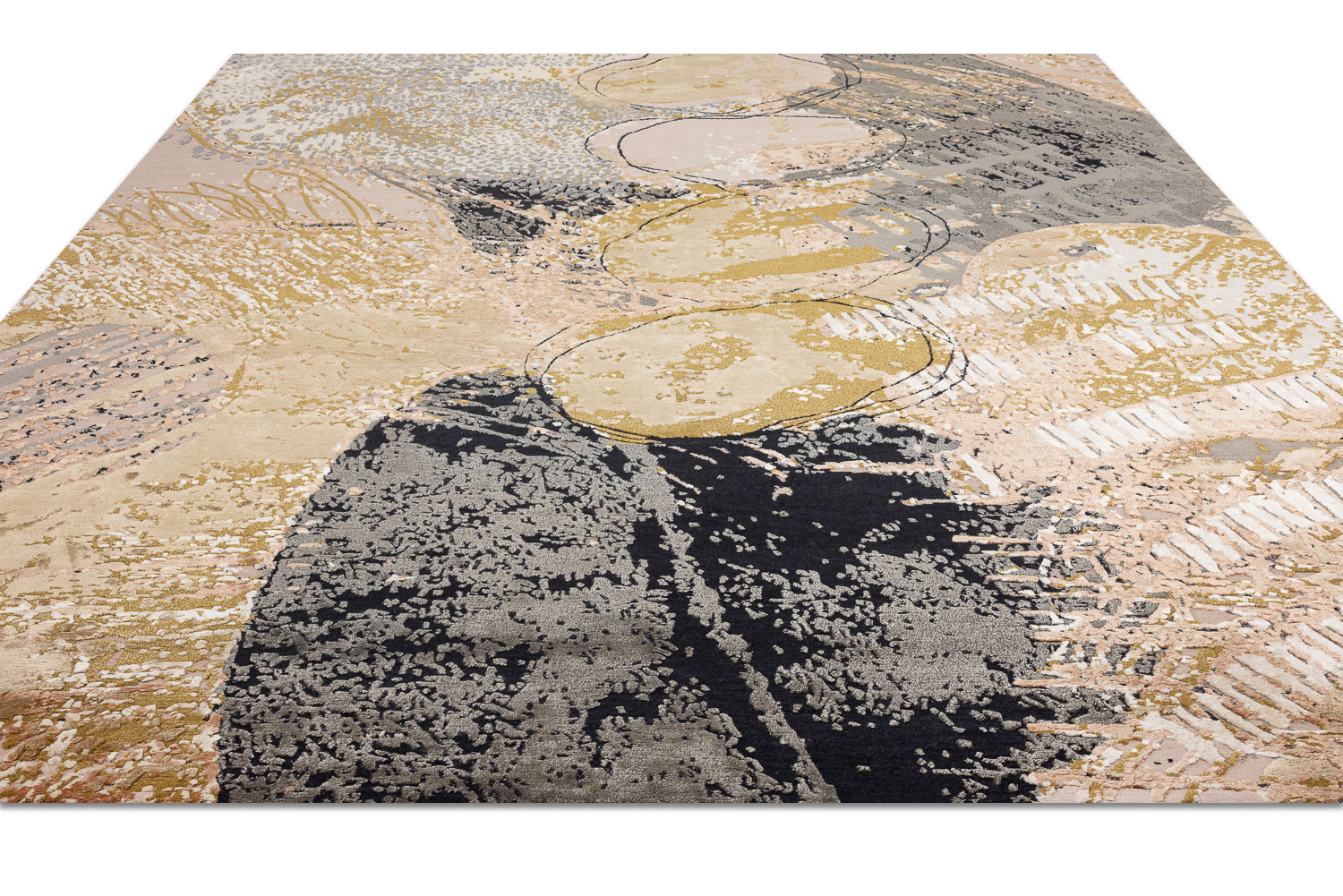 Ковёр Эвкалиптовый шёлк/Шерсть CERAMICS Непал ART de VIVRE CERAMICS05-MLT