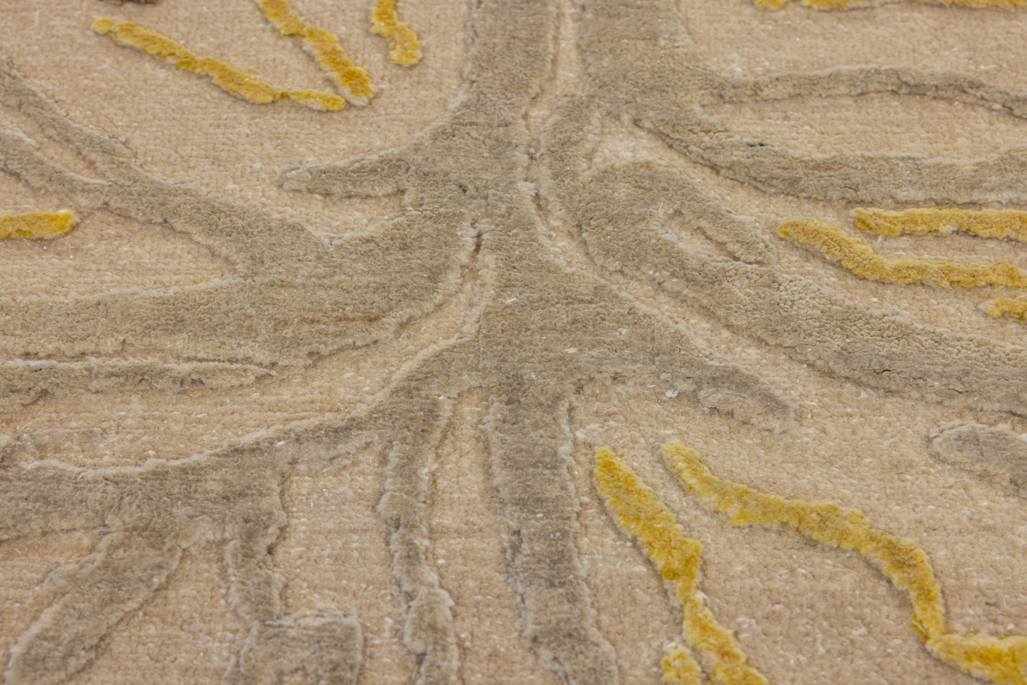 Ковёр Шёлк/Шерсть/Хлопок FLORALIS ИНДИЯ ART de VIVRE FLORALIS YELLOW II Фигура