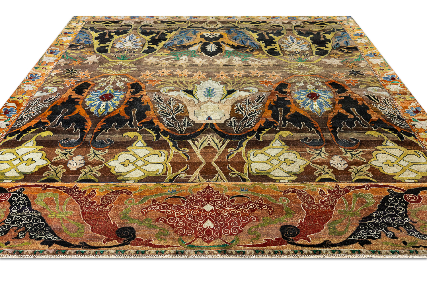 Ковёр Шерсть ZIEGLER VINTAGE Индия ART de VIVRE AC228-BROWN-MIX(244x307)