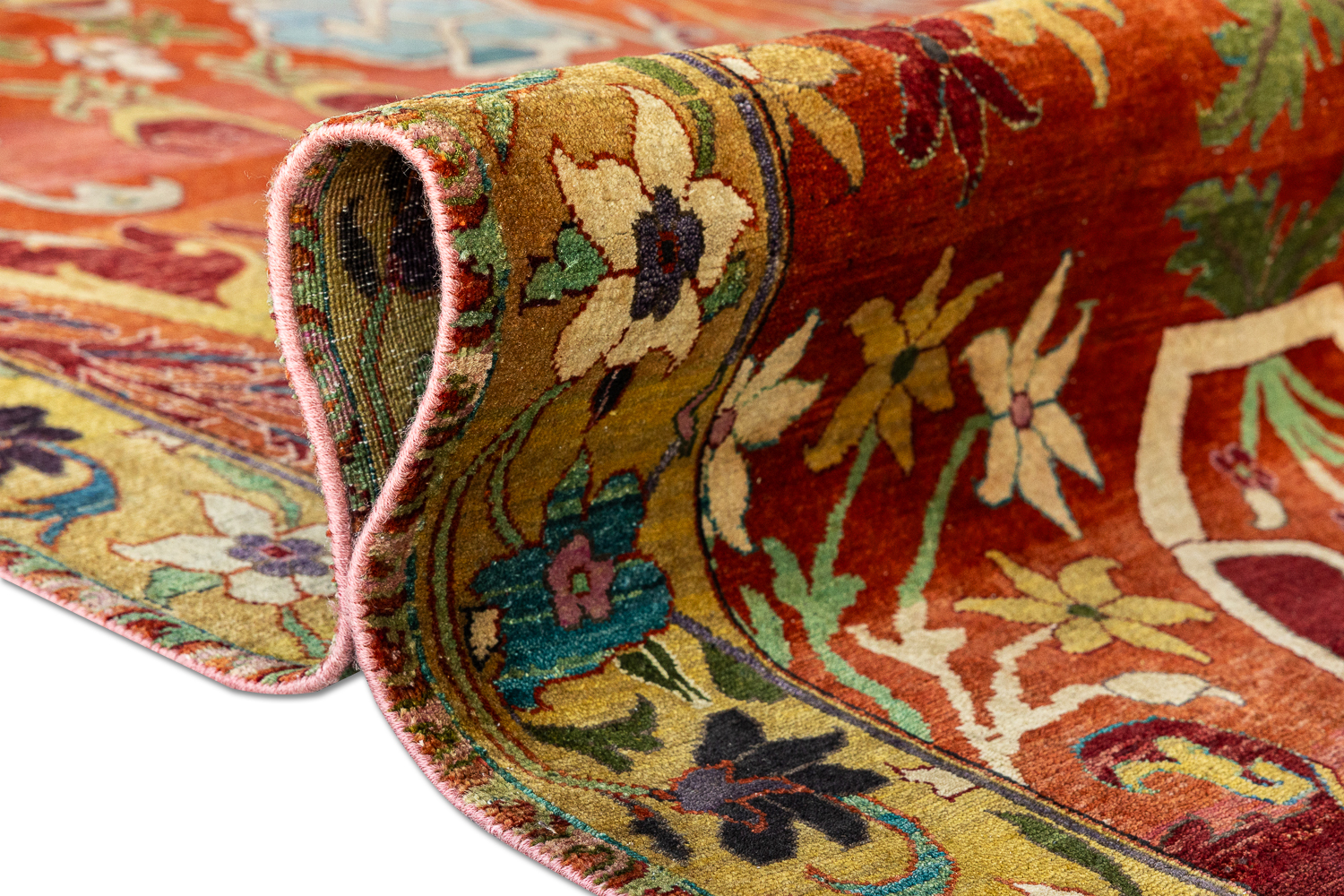 Ковёр Шерсть ZIEGLER VINTAGE Индия ART de VIVRE AC228-ORANGE-MIX(242x310)