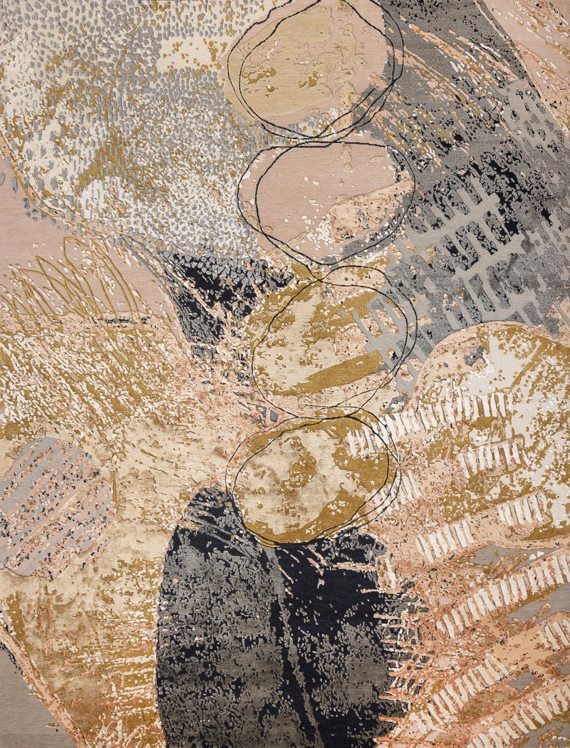 Ковёр Эвкалиптовый шёлк/Шерсть CERAMICS Непал ART de VIVRE CERAMICS05-MLT