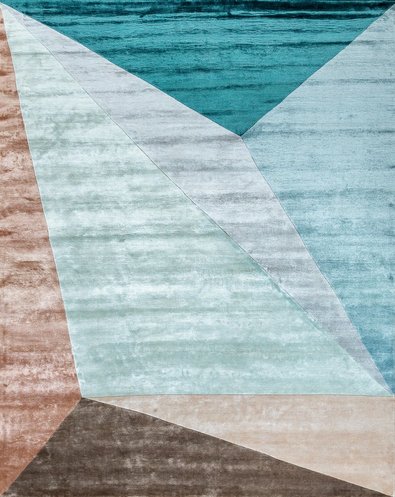 Ковёр Арт-шёлк PRISMATIC Индия ART de VIVRE OCTAHEDRON-COLOR-1