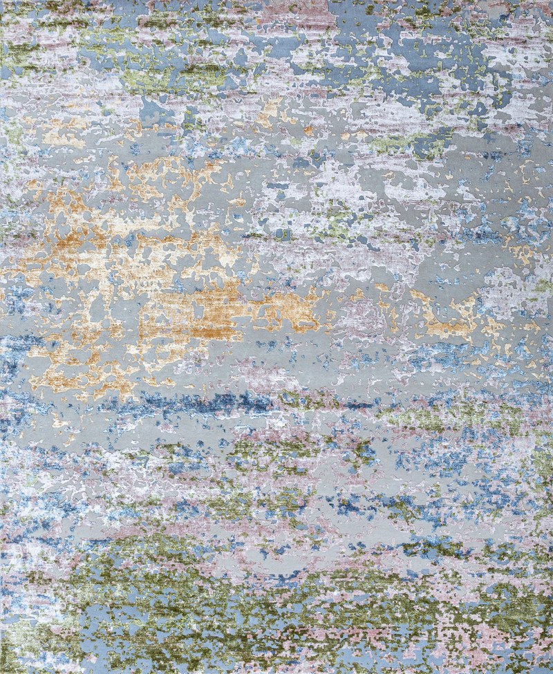 Ковёр Арт-шёлк/Шерсть CHROME GOLD Индия ART de VIVRE DESIGN-2-GREEN