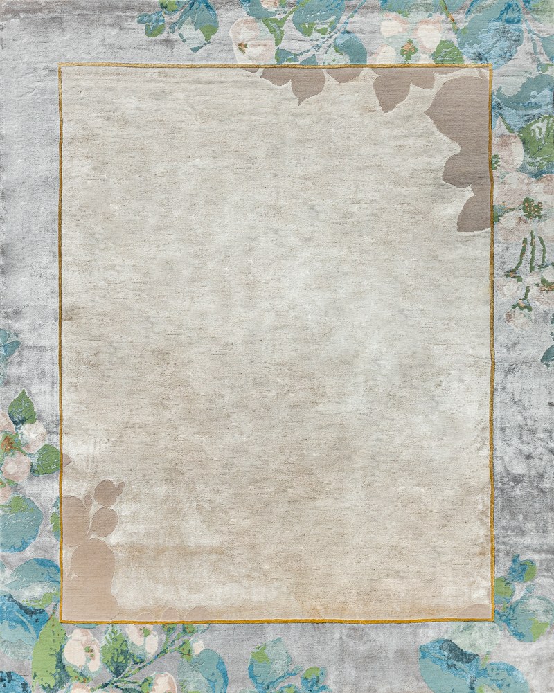 Ковёр Арт-шёлк FLORA BORDER Индия ART de VIVRE BORDERCOD.14-MLT