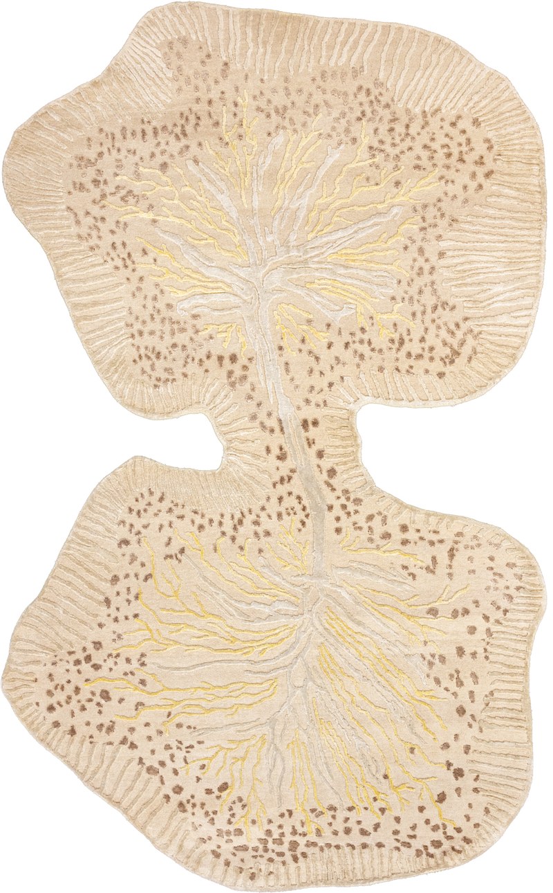 Ковёр Шёлк/Шерсть/Хлопок FLORALIS ИНДИЯ ART de VIVRE FLORALIS YELLOW II Фигура