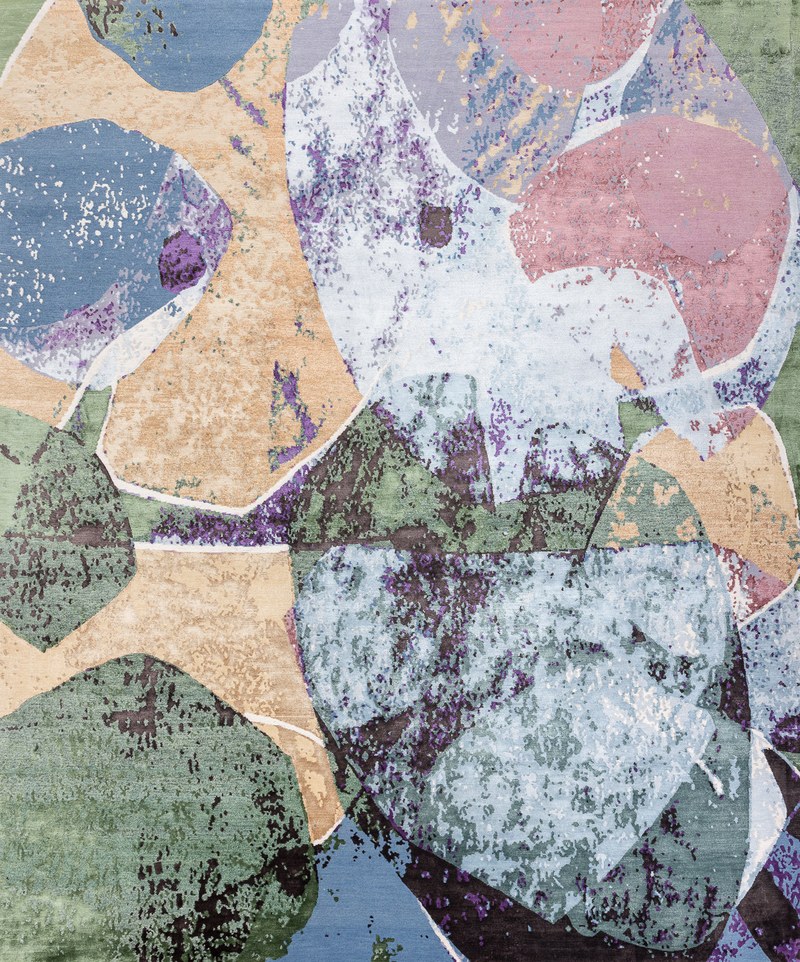 Ковёр Эвкалиптовый шёлк/Шерсть CERAMICS Непал ART de VIVRE CERAMICS02-MLT