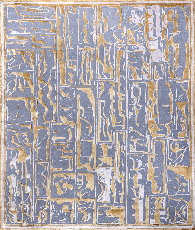 Ковёр Шерсть/Арт-шёлк Art de Vivre by DETALI Индия ART de VIVRE design Elena Lushkina «RELIEF-4»