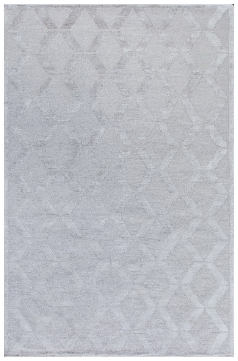 Ковёр Шерсть/Эвкалиптовый шёлк ART DECO RUGS Непал ART de VIVRE RUBIK L.GRAY(90532)