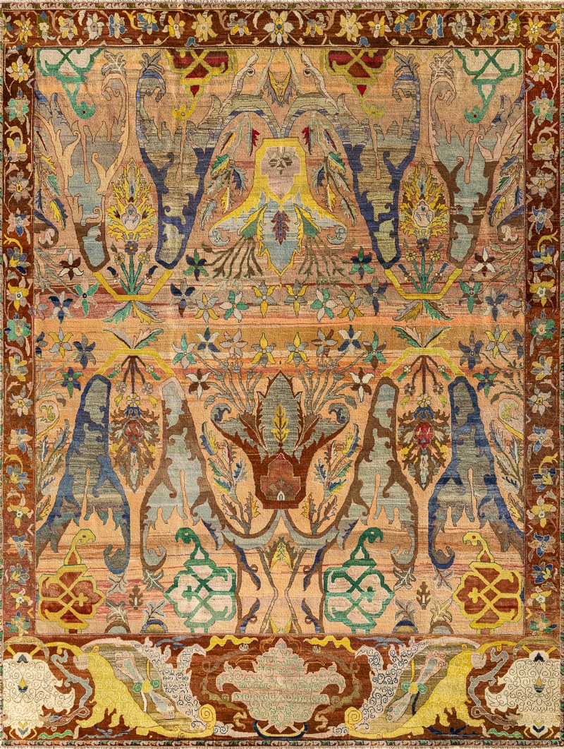 Ковёр Шерсть ZIEGLER VINTAGE Индия ART de VIVRE AC228-PINK-MIX(277x366)