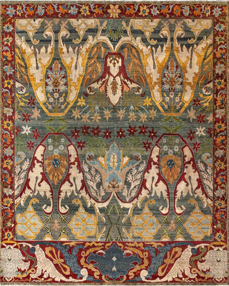 Ковёр Шерсть ZIEGLER VINTAGE Индия ART de VIVRE AC228-GREY-MIX(247x302)
