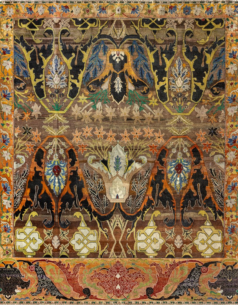 Ковёр Шерсть ZIEGLER VINTAGE Индия ART de VIVRE AC228-BLUE-MIX(244x315)