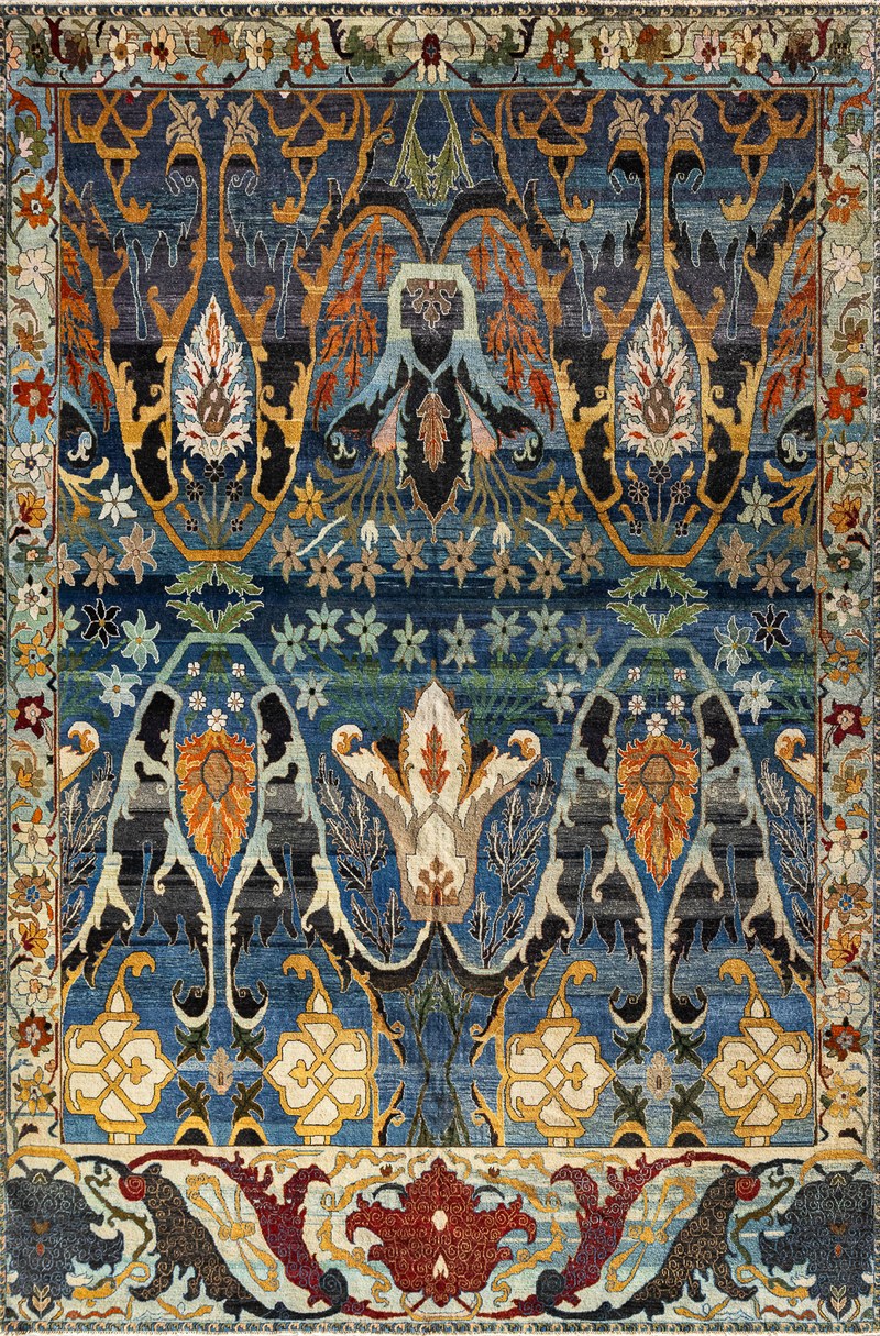 Ковёр Шерсть ZIEGLER VINTAGE Индия ART de VIVRE AC228-BLUE-MIX(287x432)