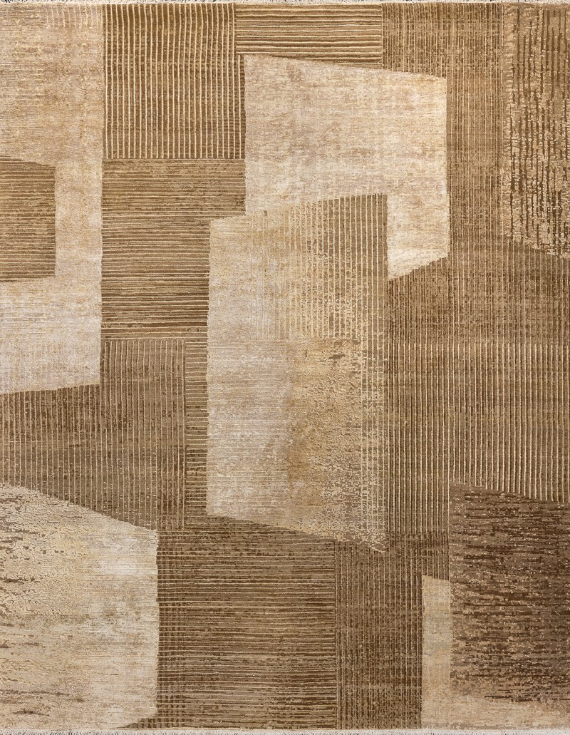 Ковёр Шерсть/Шёлк/Хлопок HOLLYWOOD ART Индия ART de VIVRE CE6105-BROWN