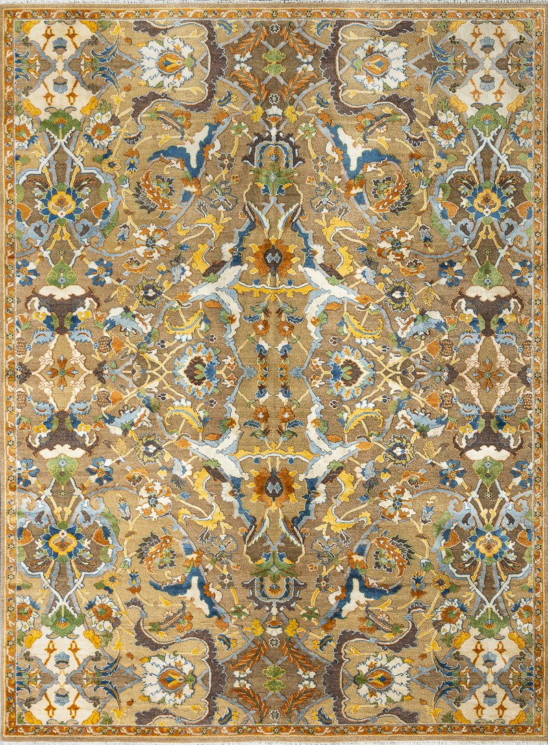 Ковёр Шерсть/Шёлк ILLUSION Индия ART de VIVRE S208B-MULTI