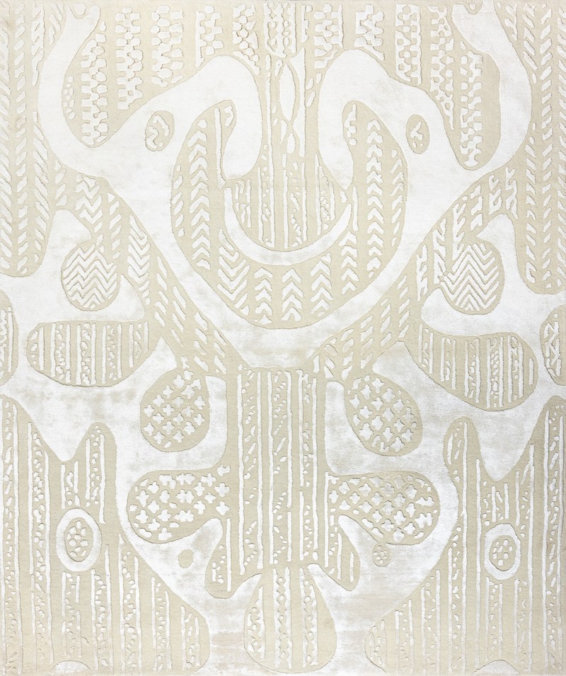 Ковёр Шерсть/Арт-шёлк Art de Vivre by DETALI Индия ART de VIVRE design Inessa Koroleva «ONEGA FROST»