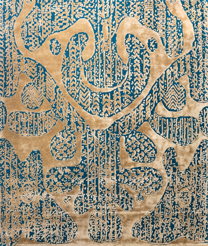 Ковёр Шерсть/Арт-шёлк Art de Vivre by DETALI Индия ART de VIVRE design Inessa Koroleva «ONEGA SUNNY WIND»