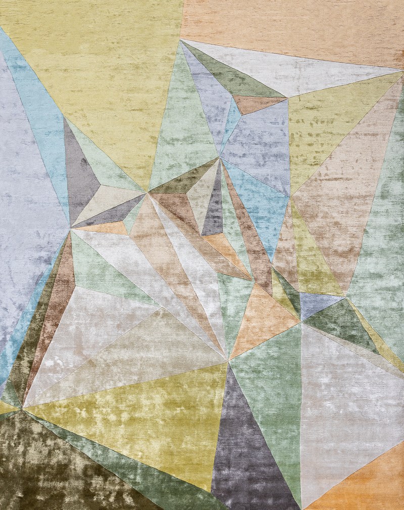 Ковёр Арт-шёлк PRISMATIC Индия ART de VIVRE CRISTAL3-MLT