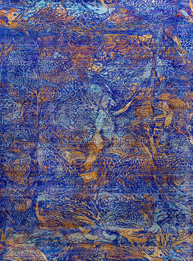 Ковёр Шёлк EBRU SILK Индия ART de VIVRE EBR-31