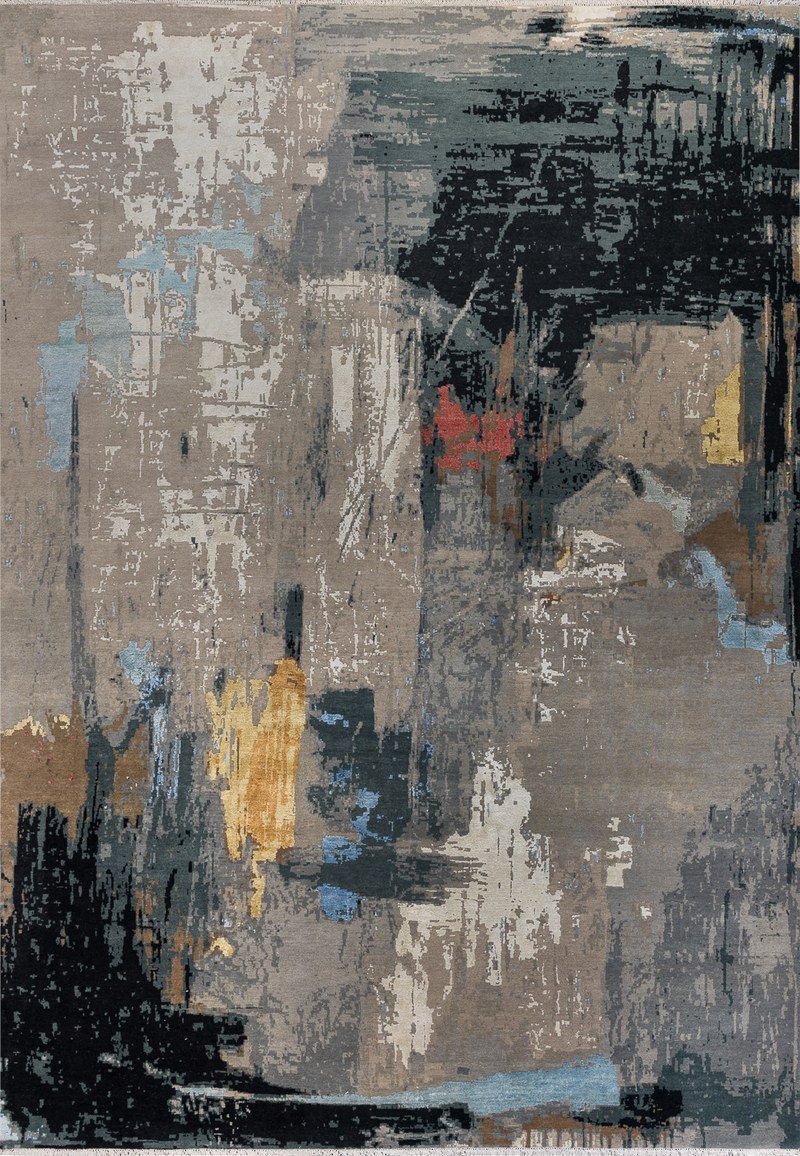 Ковёр_Шерсть/Шёлк/_HOLLYWOOD ART_Индия_CE6901-GREY