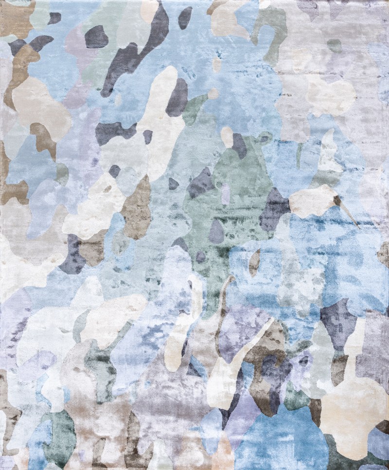 Ковёр Шерсть/Арт-шёлк Art de Vivre by DETALI Индия ART de VIVRE design Maria Makarova «BLUE»